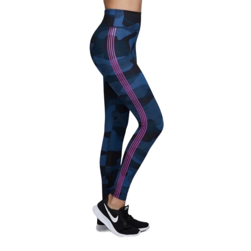 Noli High Rise Leggings Blue Camo - Picture 2 of 9